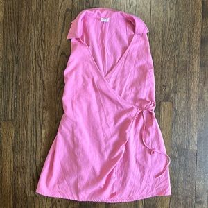 Le Lis Barbie Wrap Dress L